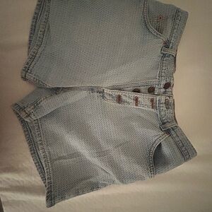 Levi's Light Blue Jean Shorts